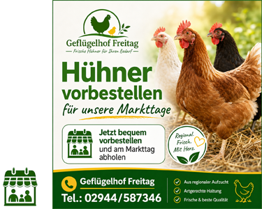 Gefügel Vorbestellen